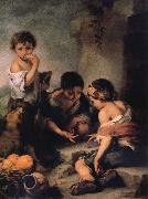 Bartolome Esteban Murillo Young Boys Playing Dice Germany oil painting artist